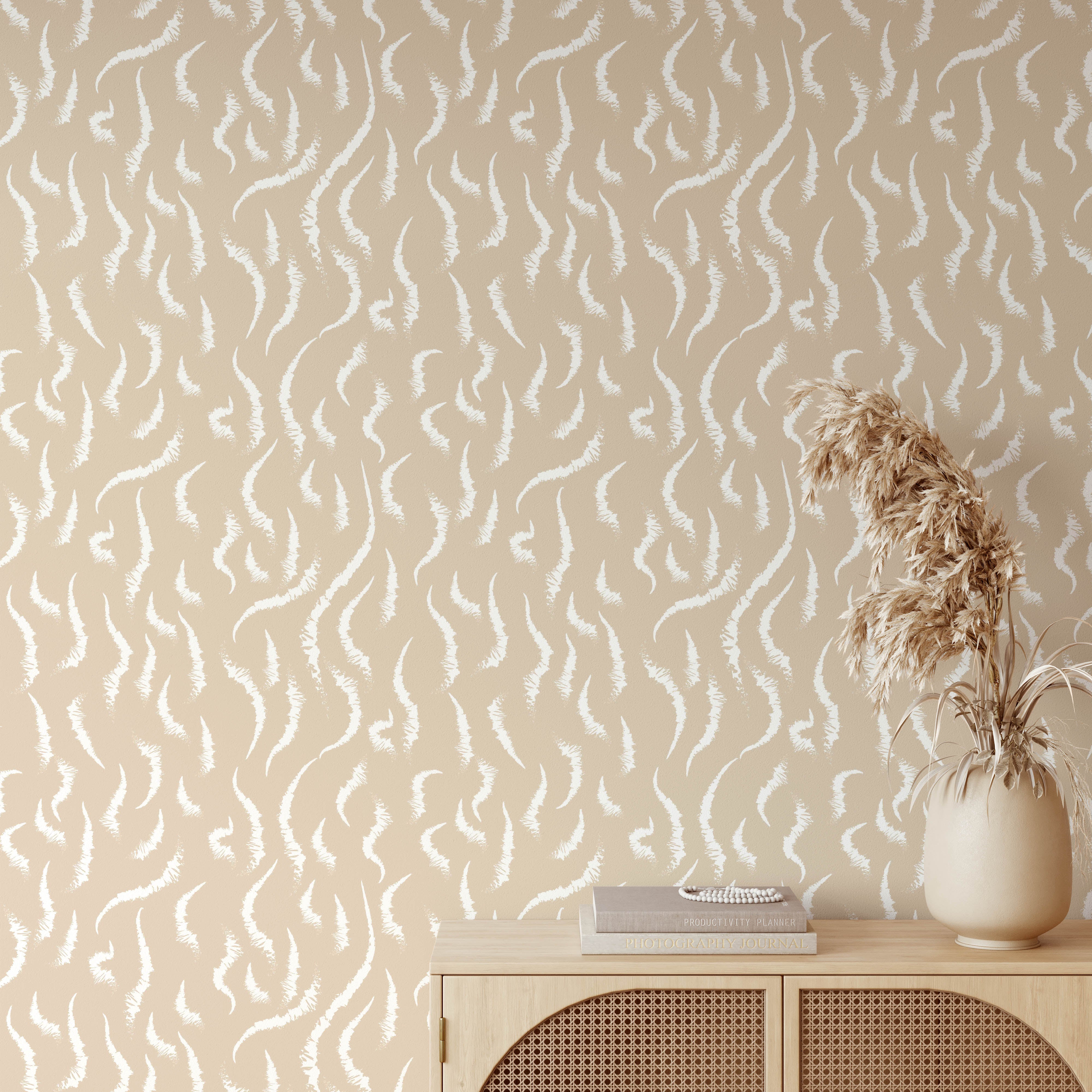 Gold Cream Celestial Contact Paper Peel and Stick Wallpaper
