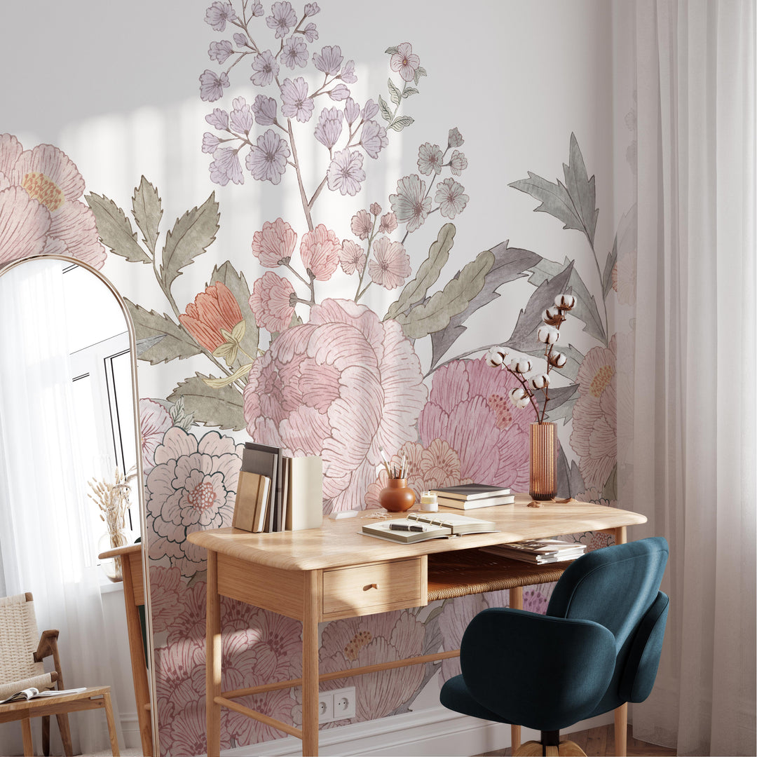 Alessandra Floral Mural - Studio Exclusive