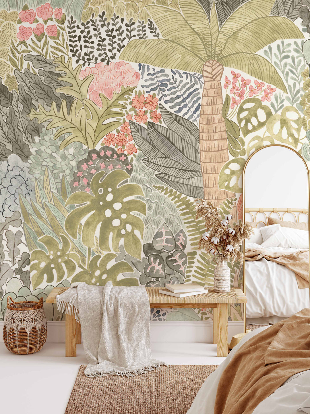 Magic Tropical Jungle Wallpaper Mural - Studio Exclusive