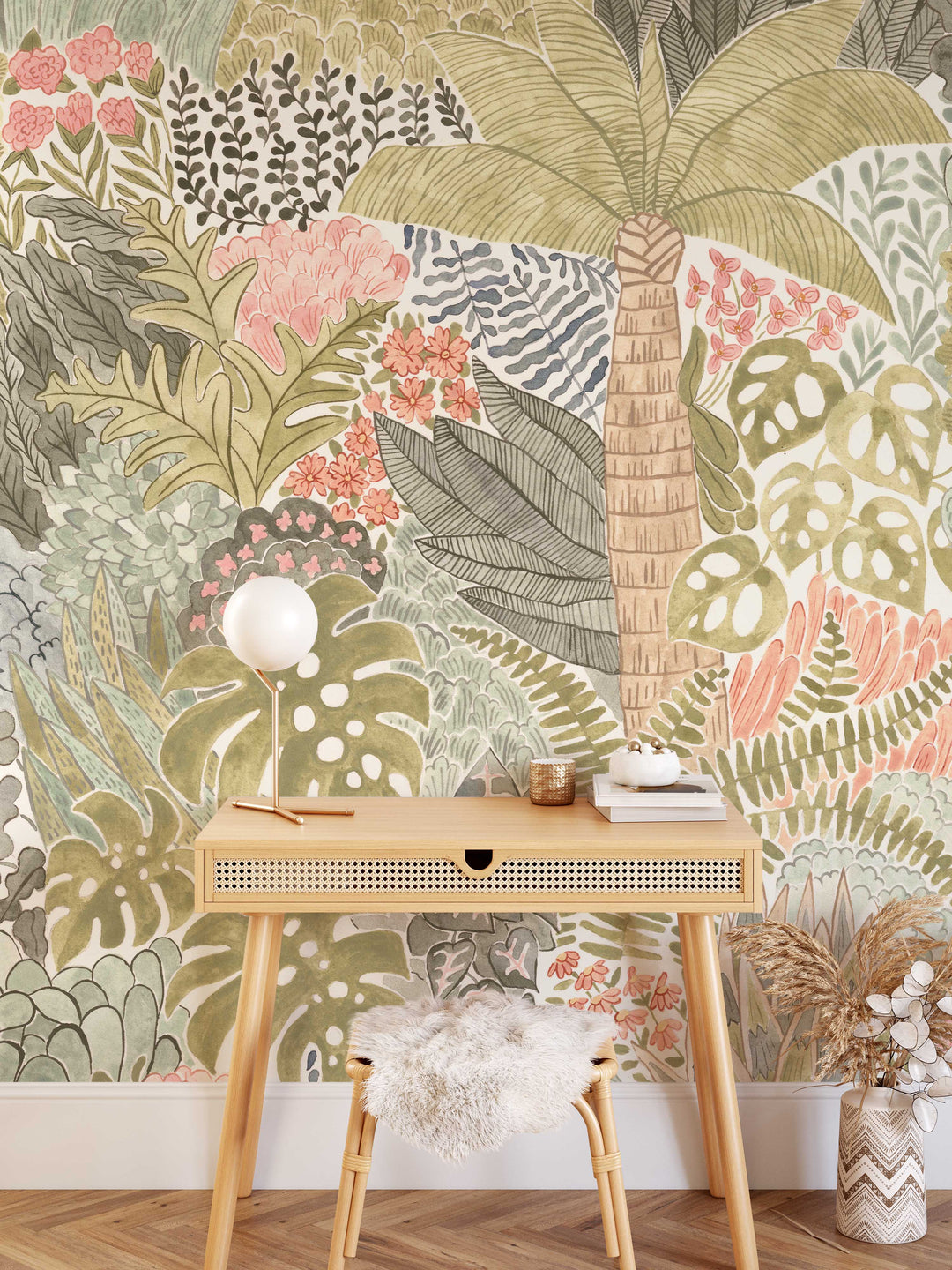 Magic Tropical Jungle Wallpaper Mural - Studio Exclusive