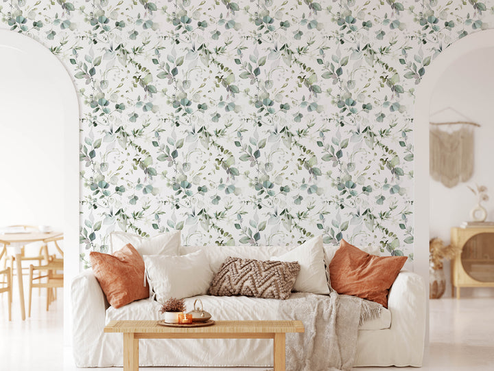 Jonah Wallpaper | Delicate Nature Eucalyptus Foliage