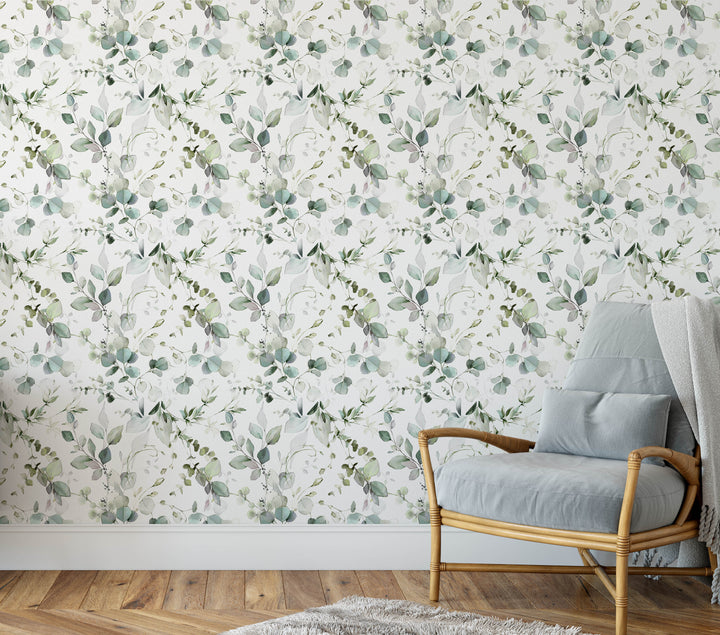 Jonah Wallpaper | Delicate Nature Eucalyptus Foliage