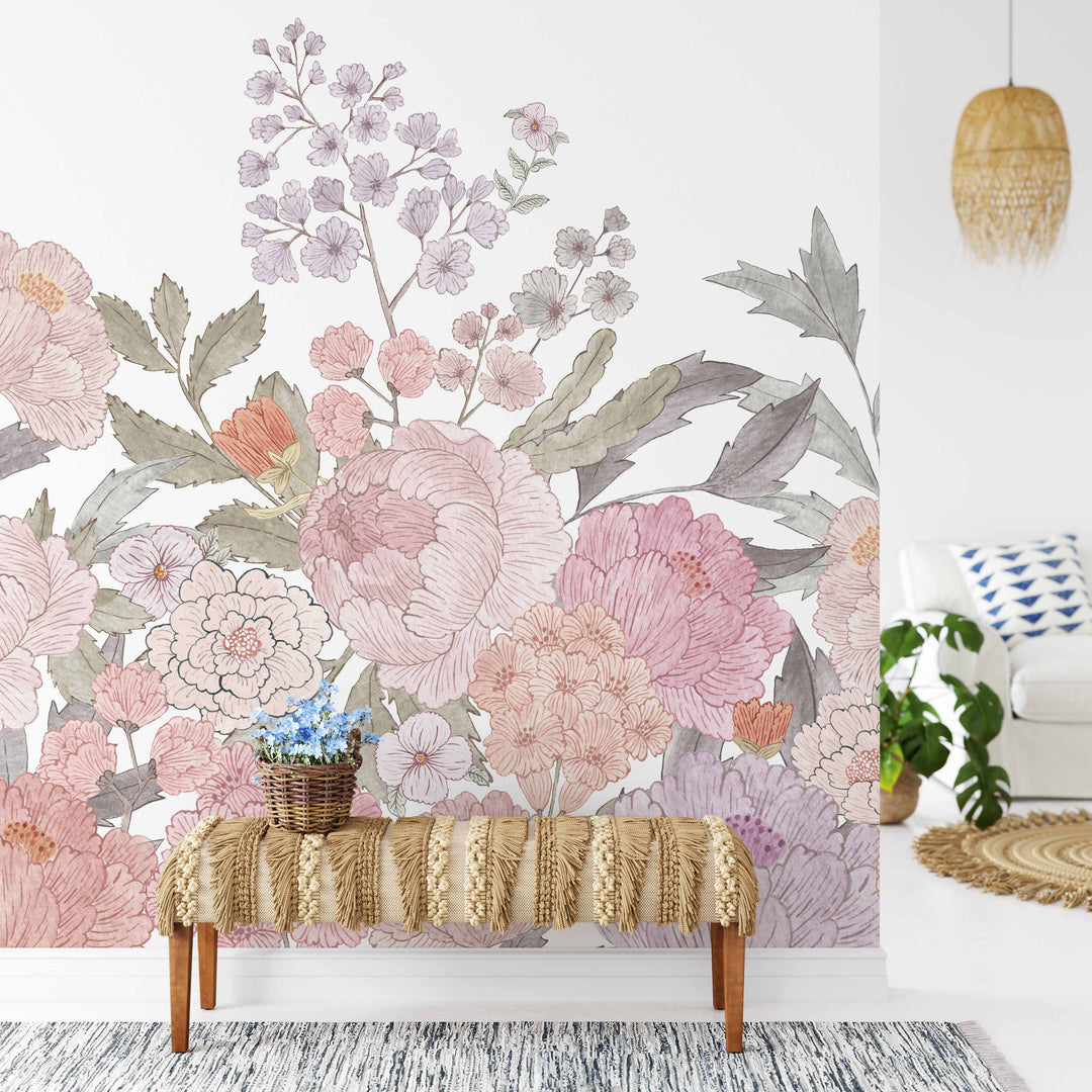 Alessandra Floral Mural - Studio Exclusive