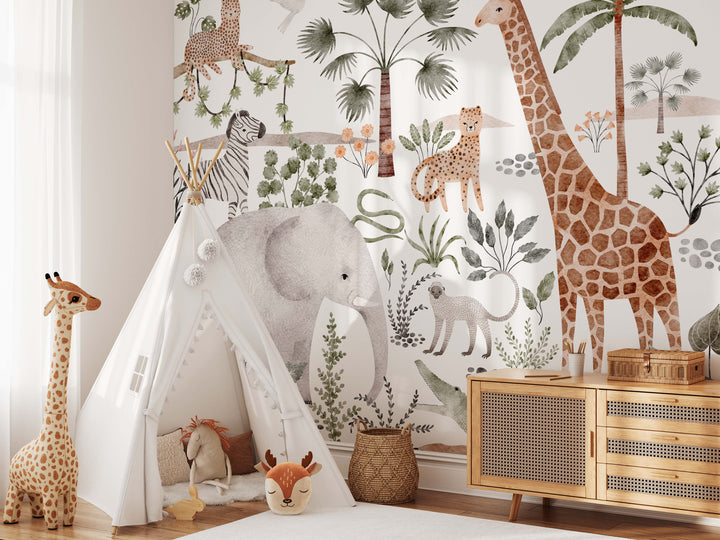 Wild Savanna Mural