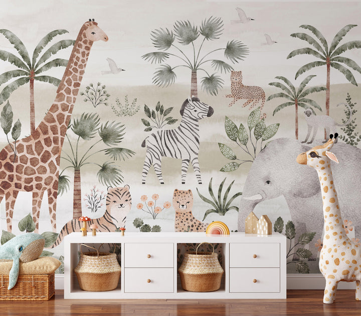 Sweet Safari Mural