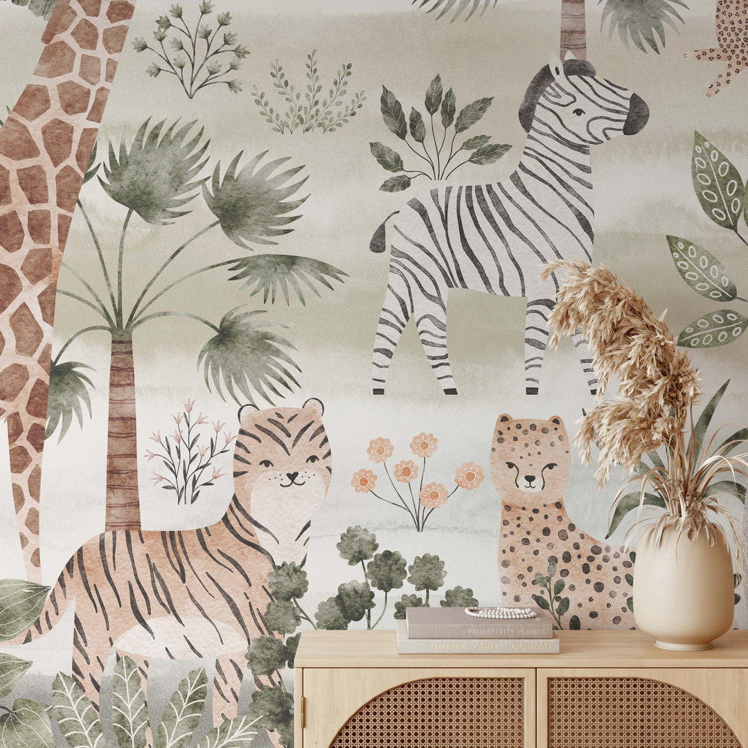 Sweet Safari Mural