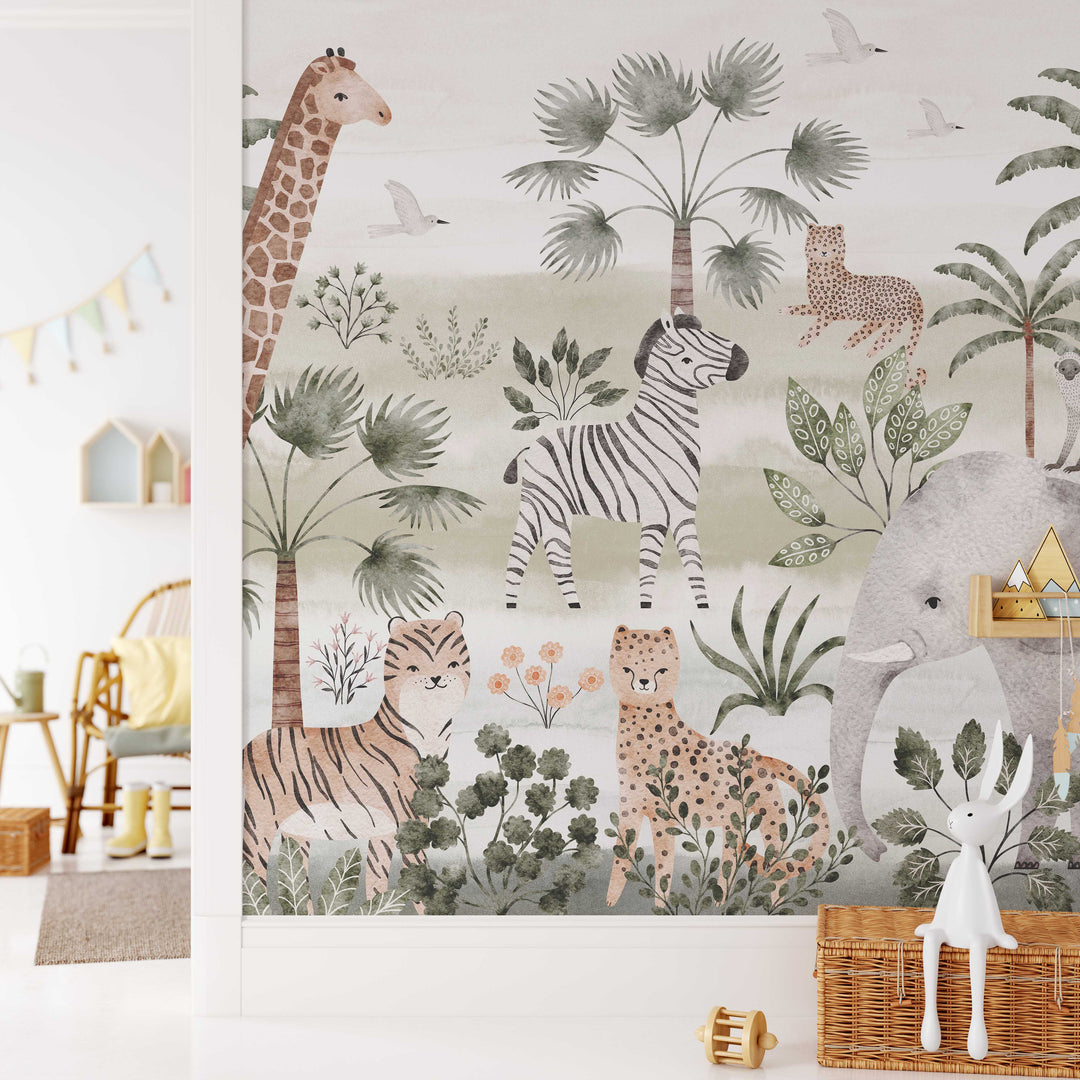 Sweet Safari Mural