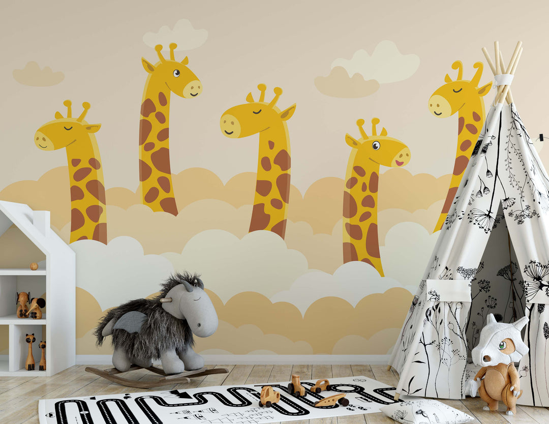 Happy Giraffe Mural