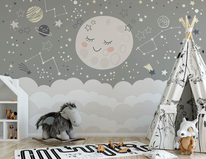 Cozy Moon Mural