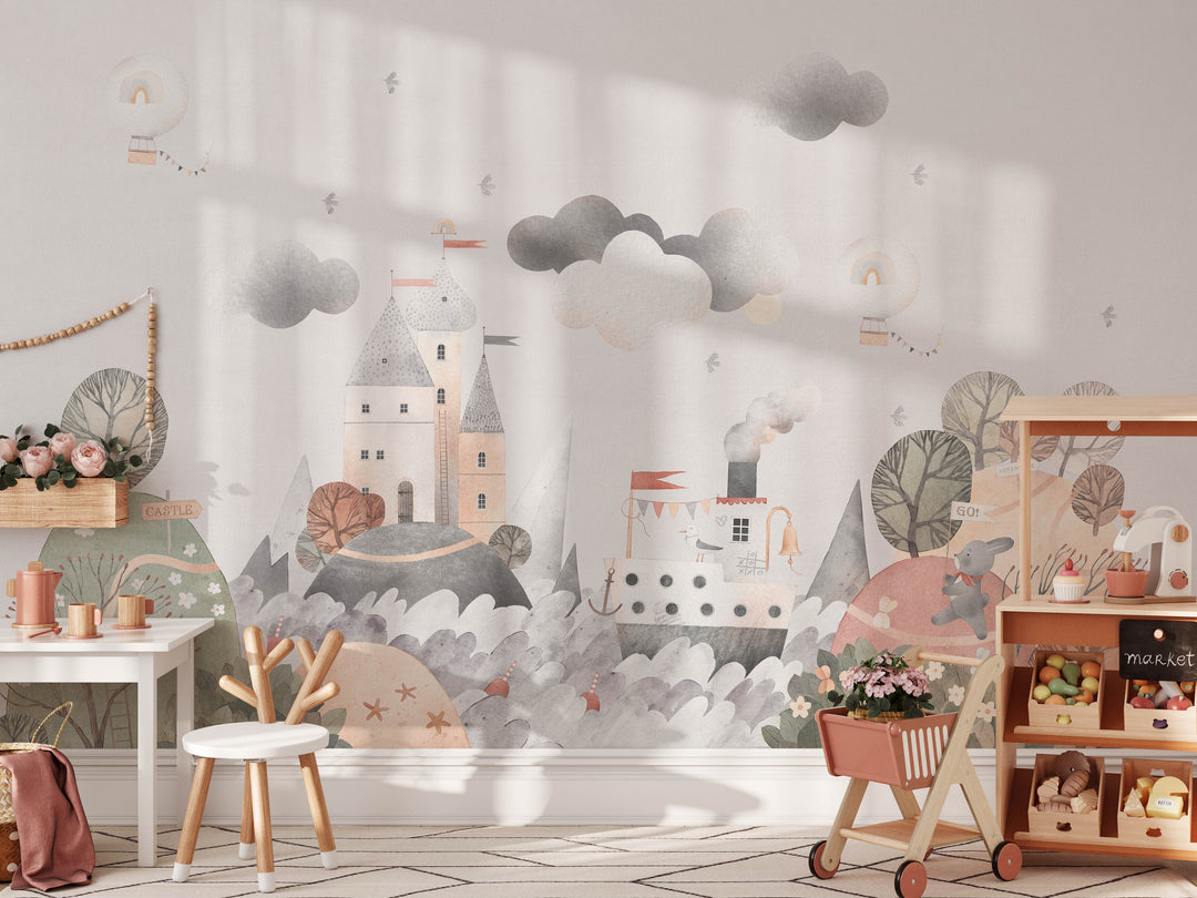 Fairy Tale Castle Wallpaper Mural