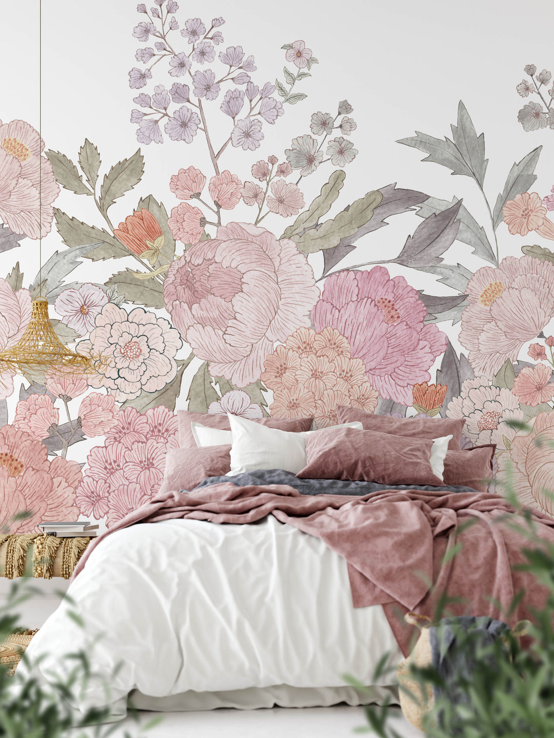 Alessandra Floral Mural - Studio Exclusive