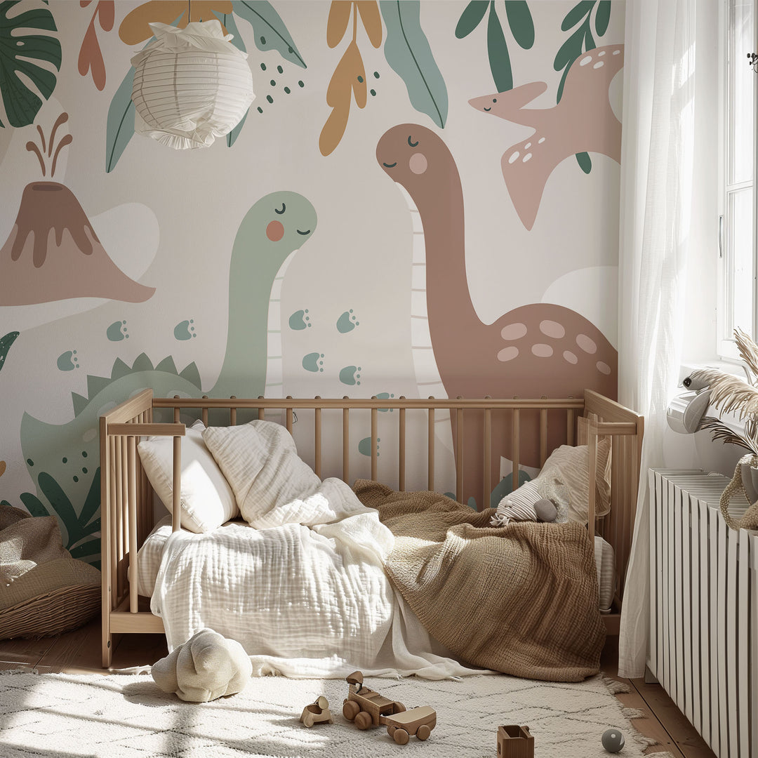 Cute Dinosaur Mural