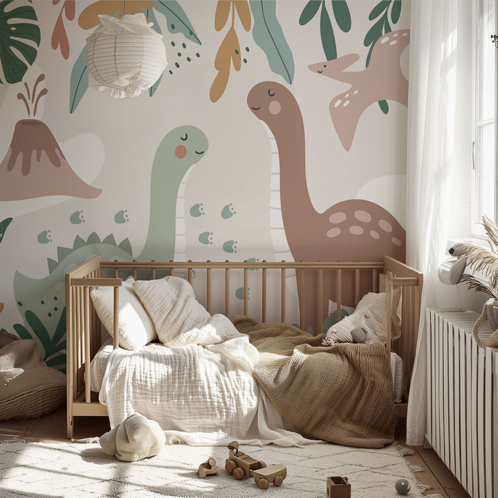 Cute Dinosaur Mural