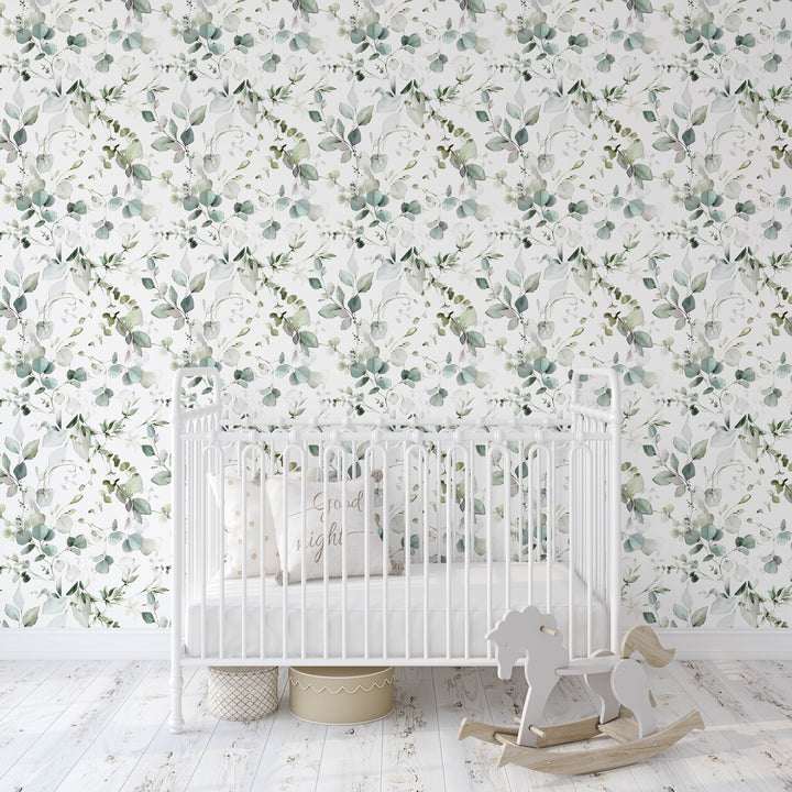 Jonah Wallpaper | Delicate Nature Eucalyptus Foliage