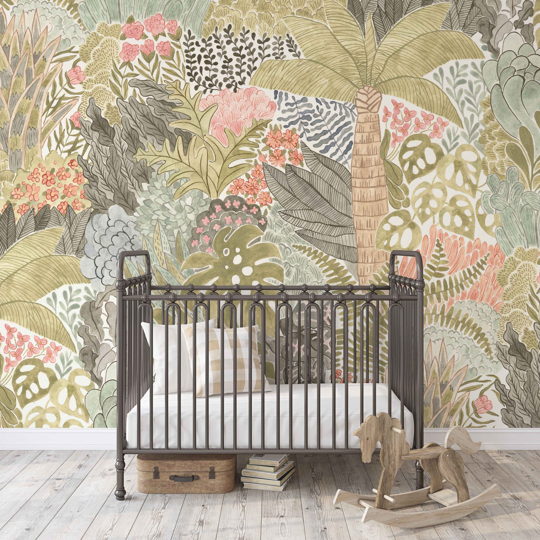 Magic Tropical Jungle Wallpaper Mural - Studio Exclusive