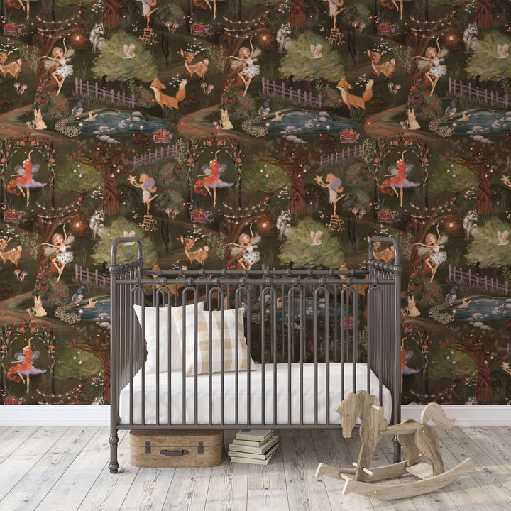 Whimsical Fairies Wallpaper Mural