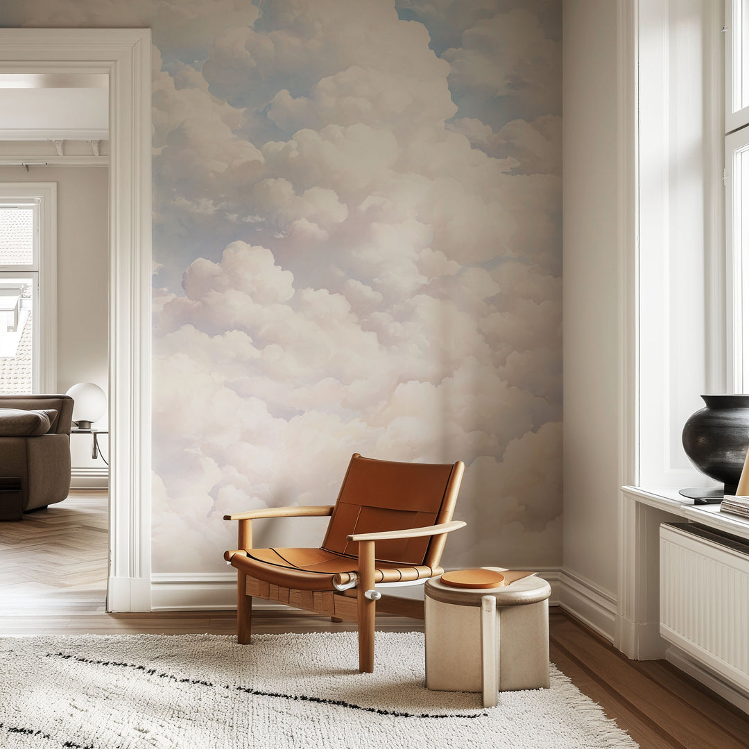 Dreamy Cloudscape Mural