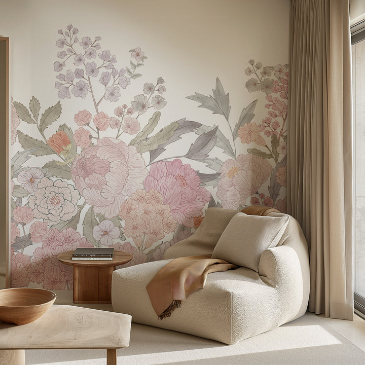 Alessandra Floral Mural - Studio Exclusive