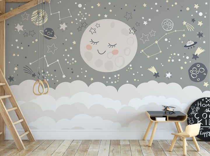 Cozy Moon Mural