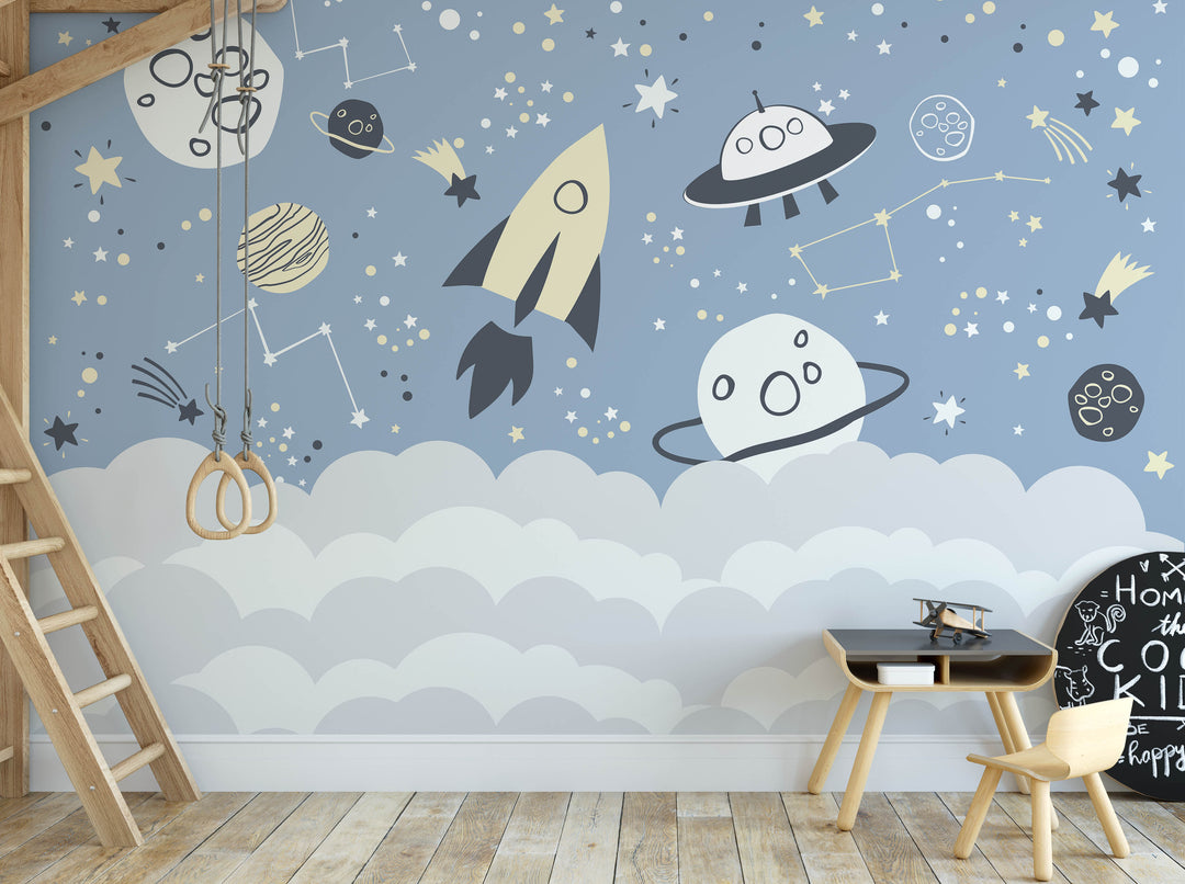 Space Traveler Mural