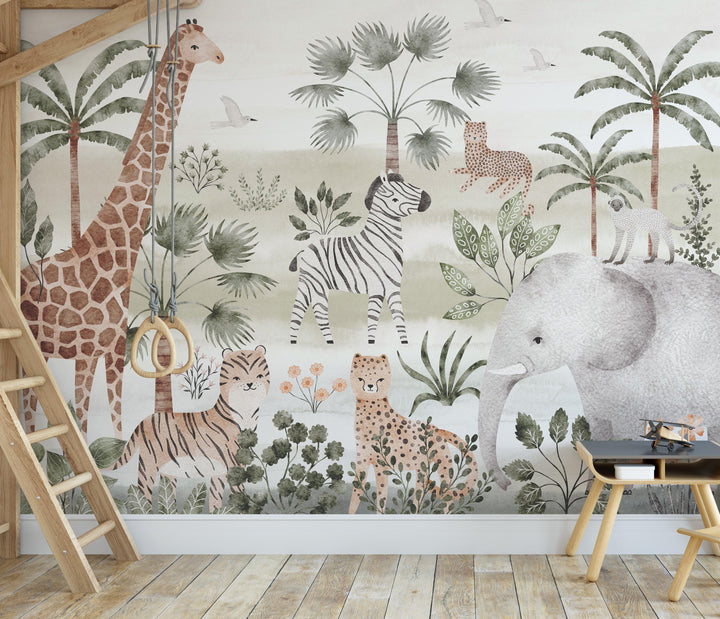 Sweet Safari Mural