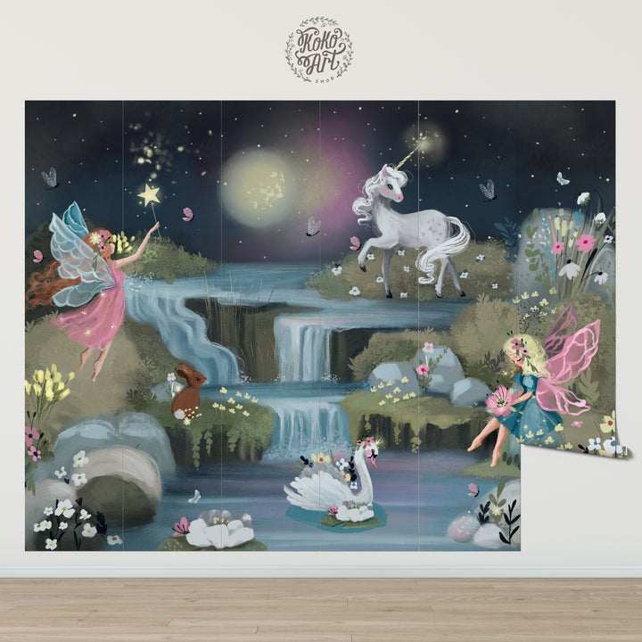 Enchanted Lake Wallpaper Mural