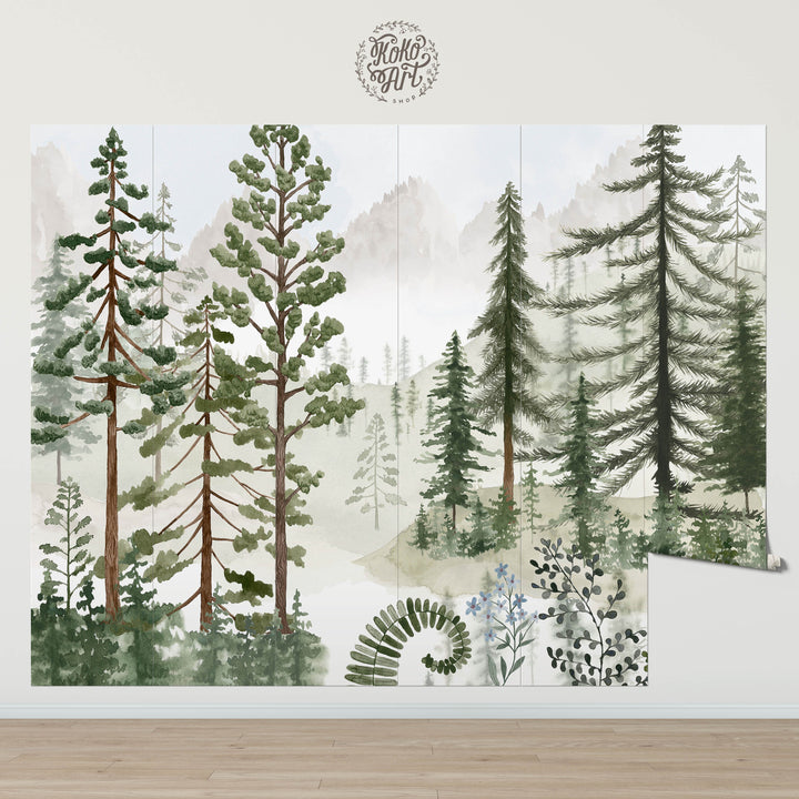 Sierra Pines Forest Mural