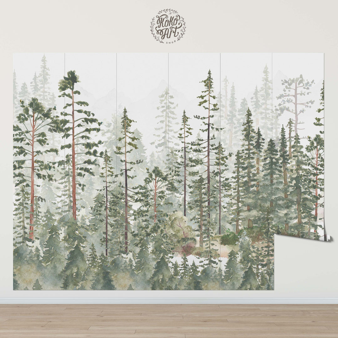 Woodland Pines Mural