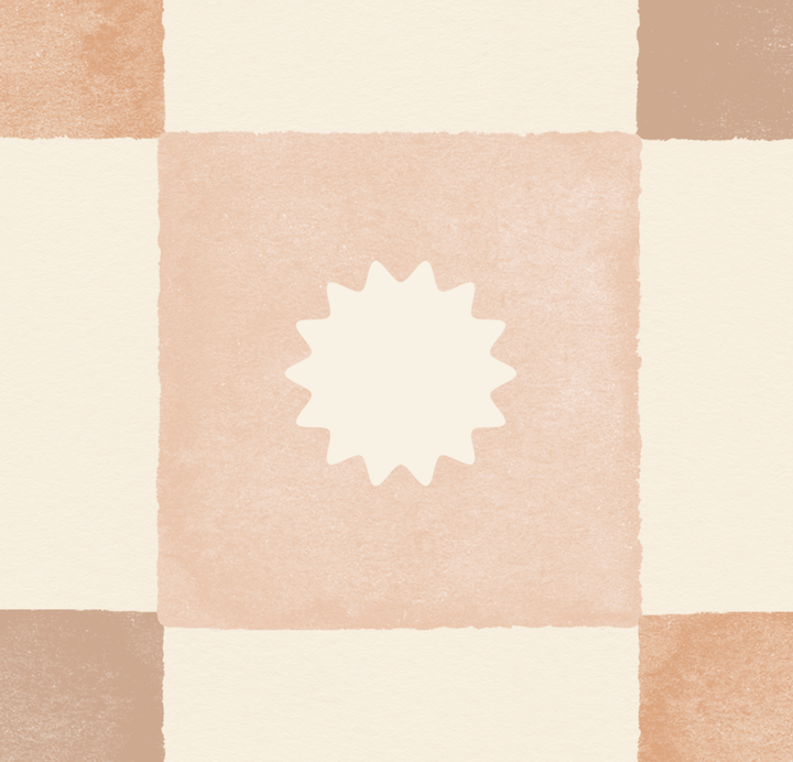 Sunburst Plaid Wallpaper