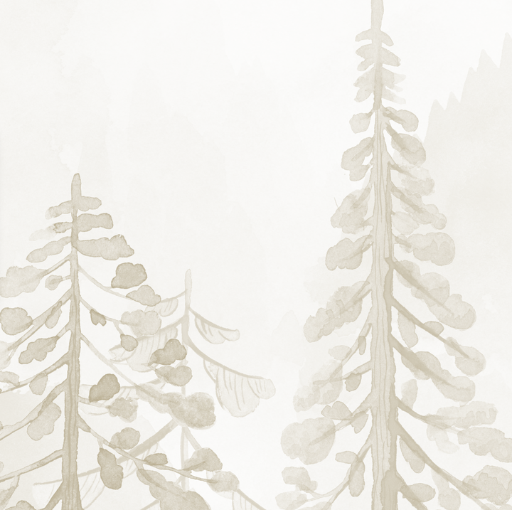 Neutral Woodland Whispers Wallpaper Mural