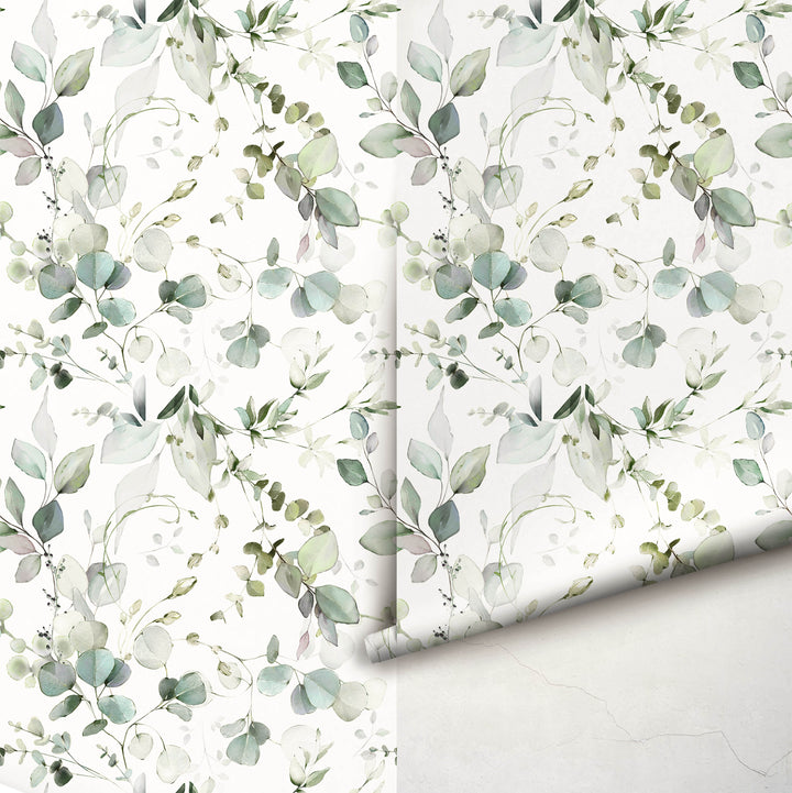 Jonah Wallpaper | Delicate Nature Eucalyptus Foliage