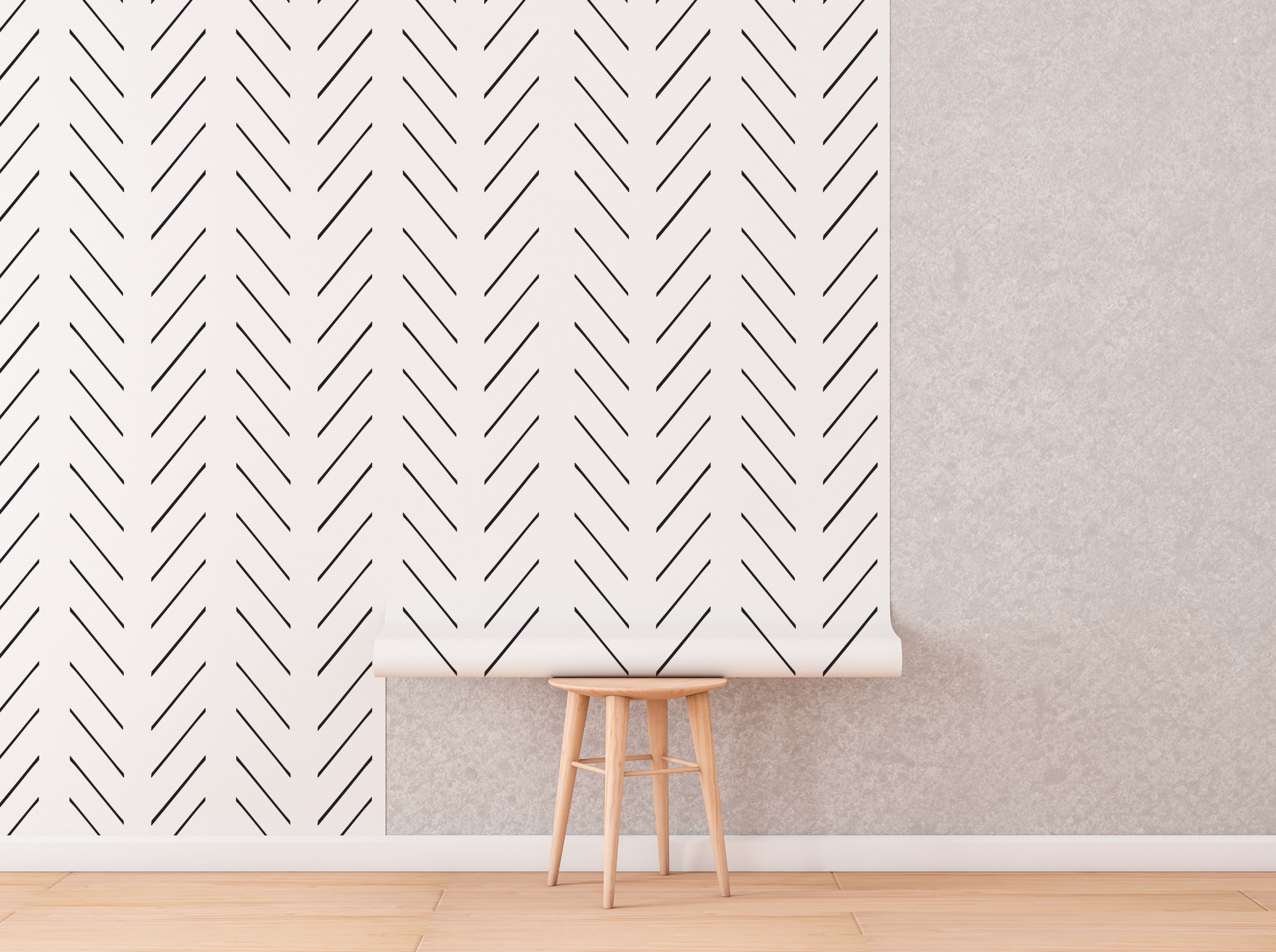 Herringbone Peel Stick Wallpaper | Blue White Geometric Wallpaper -  Wallpaper White - Aliexpress